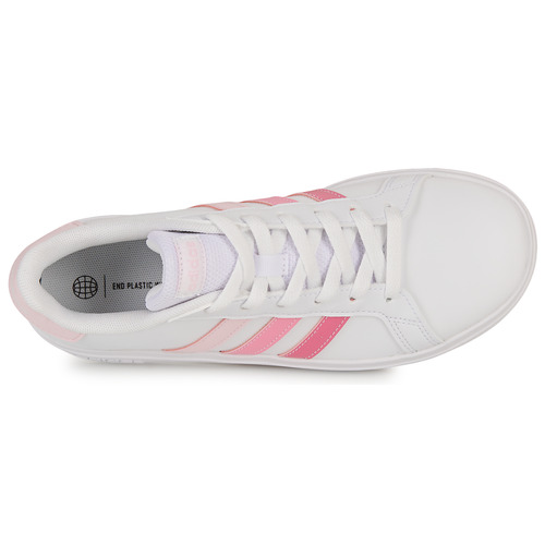 Adidas Sportswear - GRAND COURT 2.0 K - Blanc / Rose