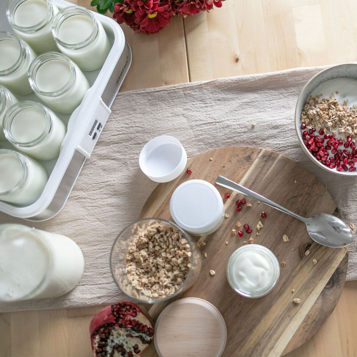 Steba Yoghurtmaskin med 12 glass