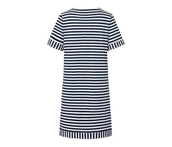 Gestreiftes Jerseykleid