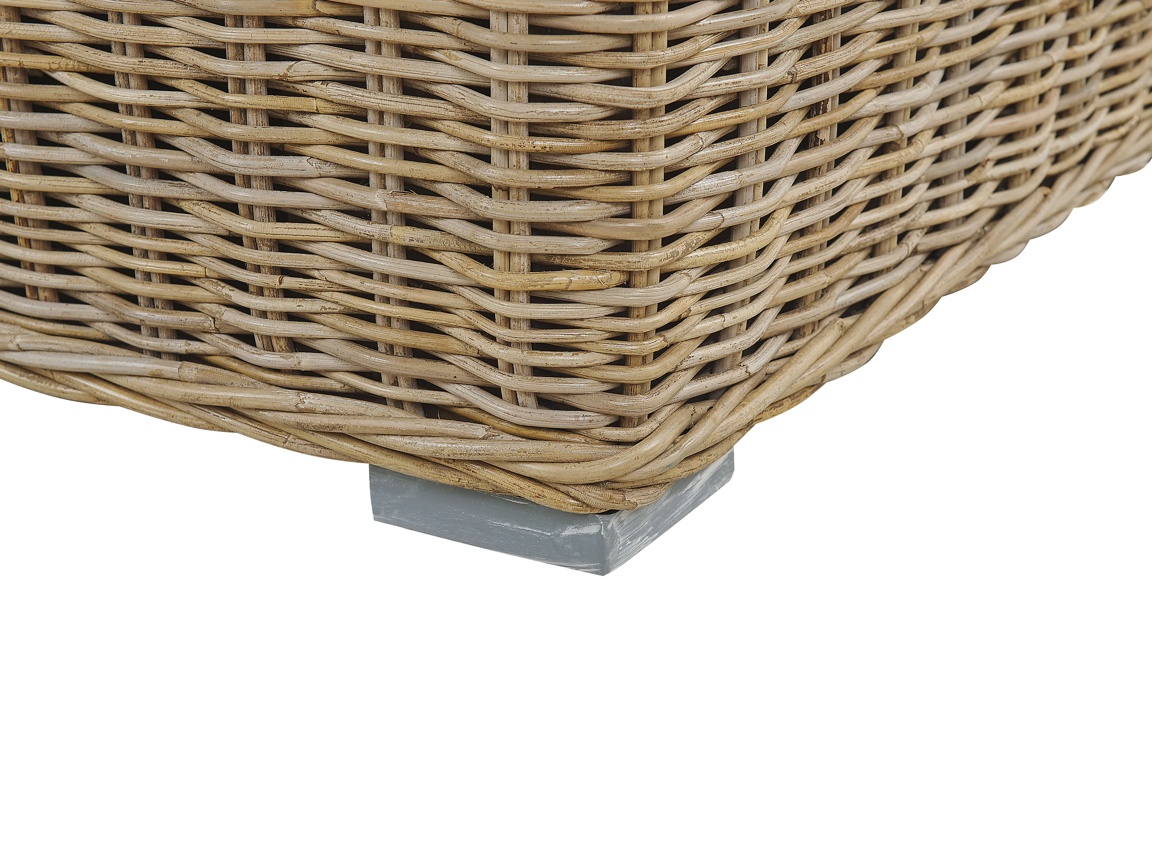 Tuin bankenset 4-zits ARDEA Rotan Lichtbruin