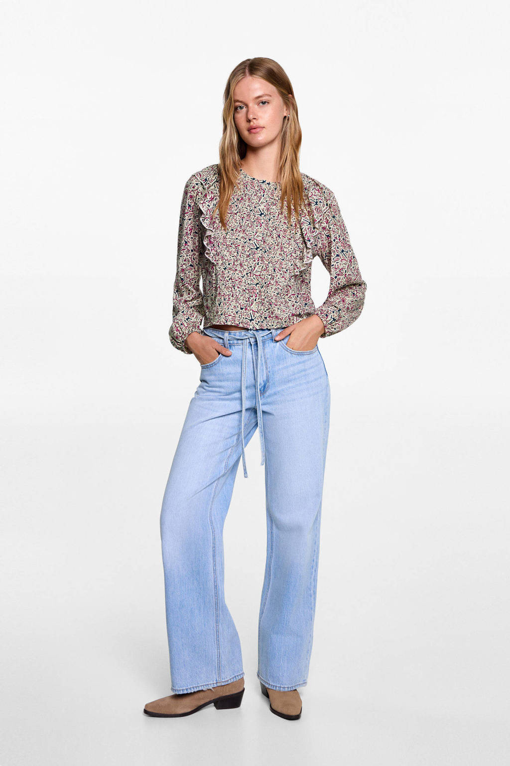 MANGO TEEN blousetop fuchsia