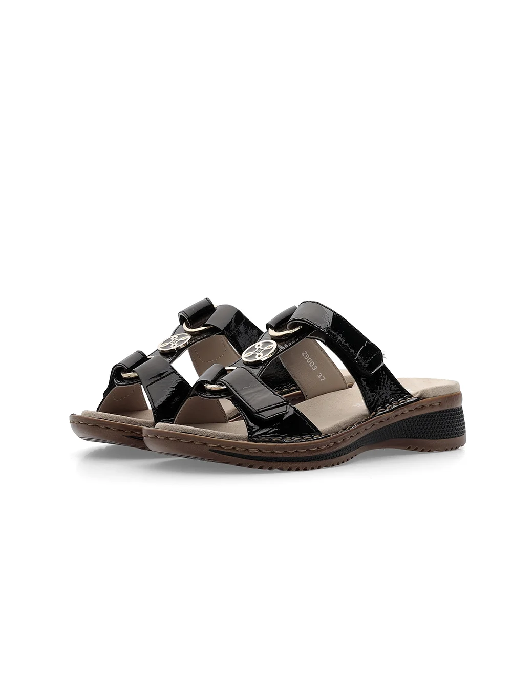 Pantolette Hawaii schwarz