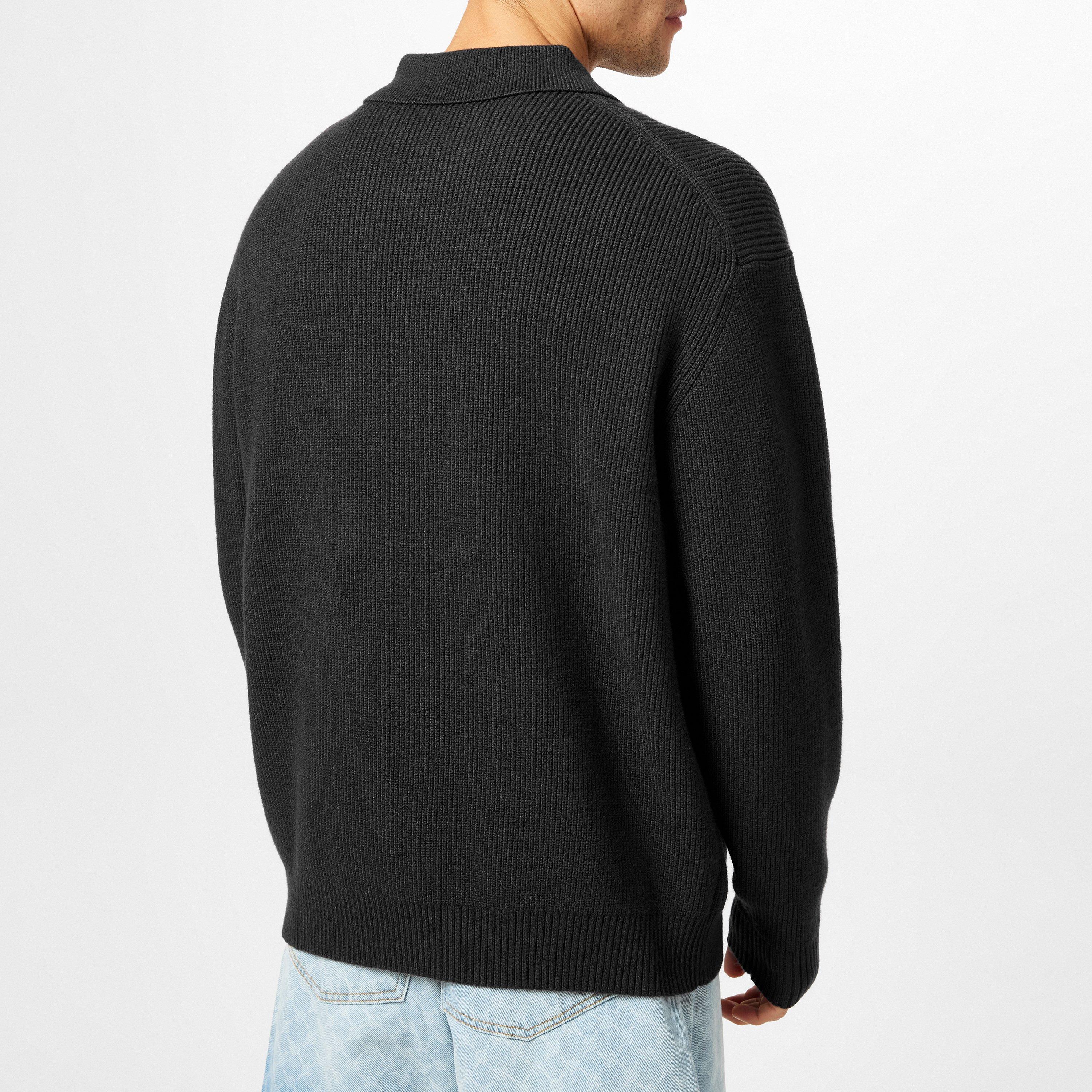 Jack Wills JW Quarter Zip Rib Jumper