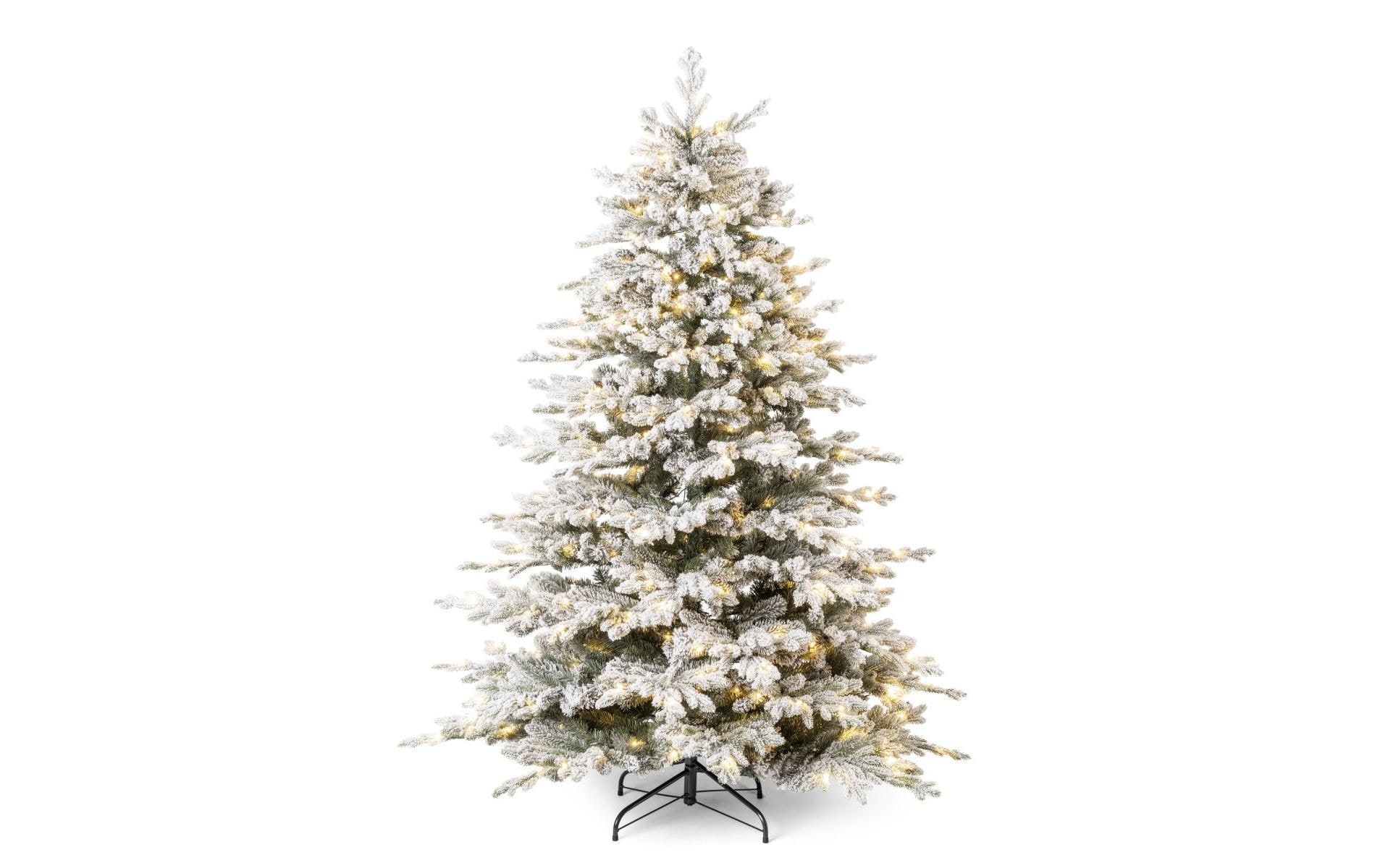 Weihnachtsbaum Snowed Tree Grün, 610 LED<br>Tannenbaum mit integrierter Beleuchtung