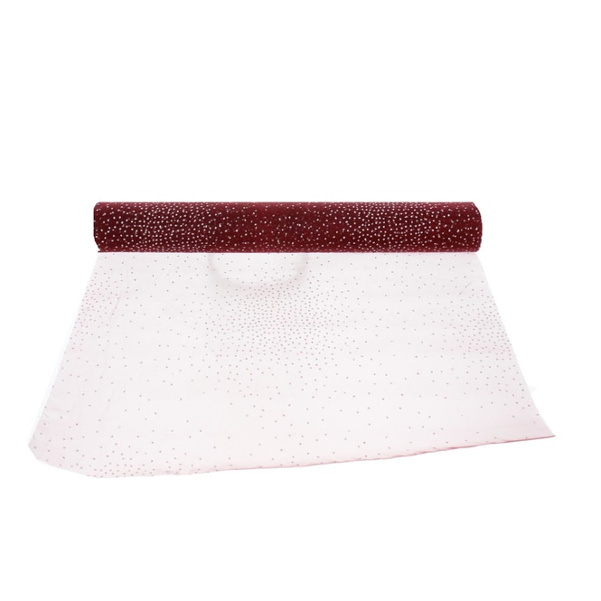 Organza Diamant dunkelrot - ca. 5 m x 30 cm
