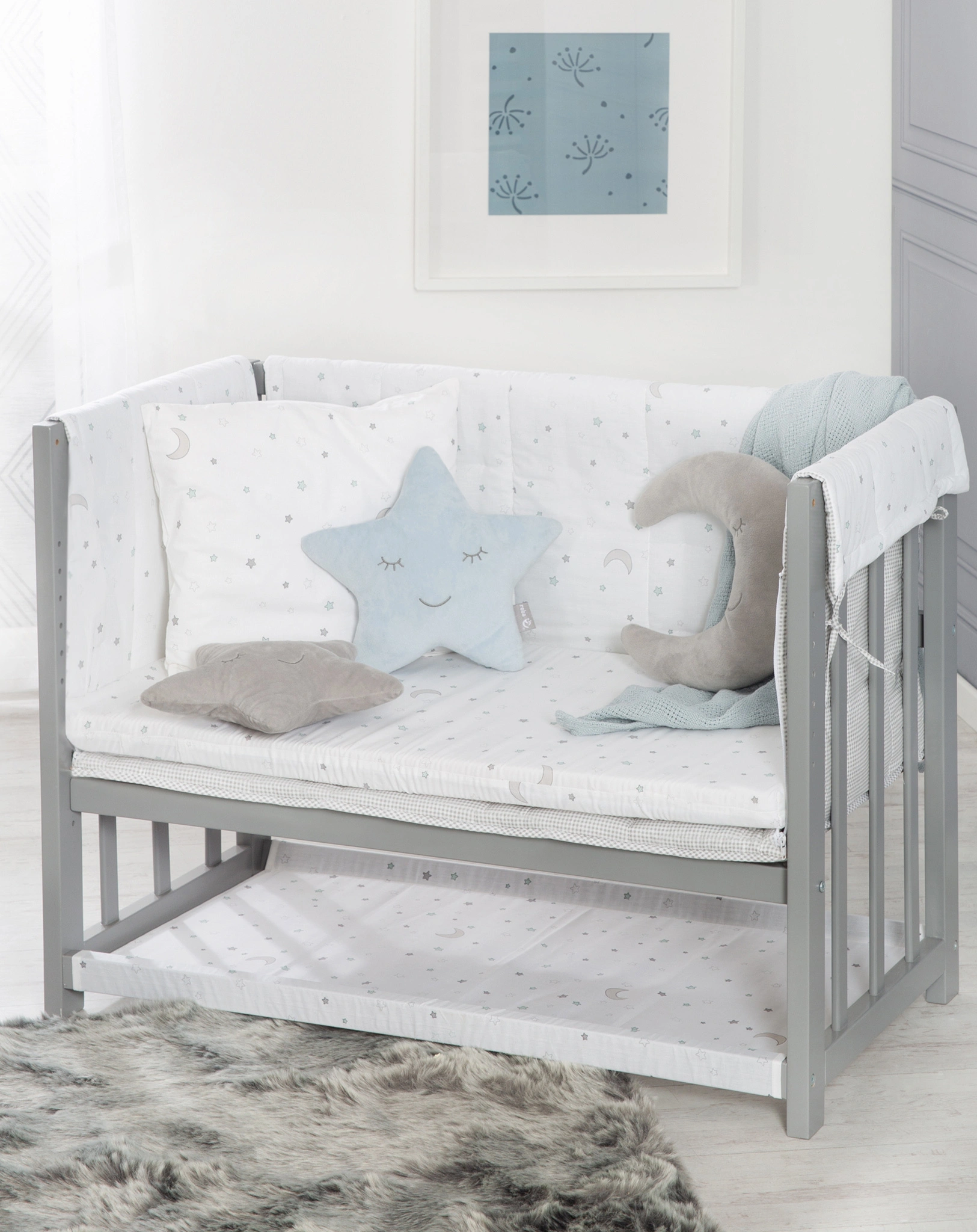 Beistellbett STERNENZAUBER 4in1 76 x 95 cm