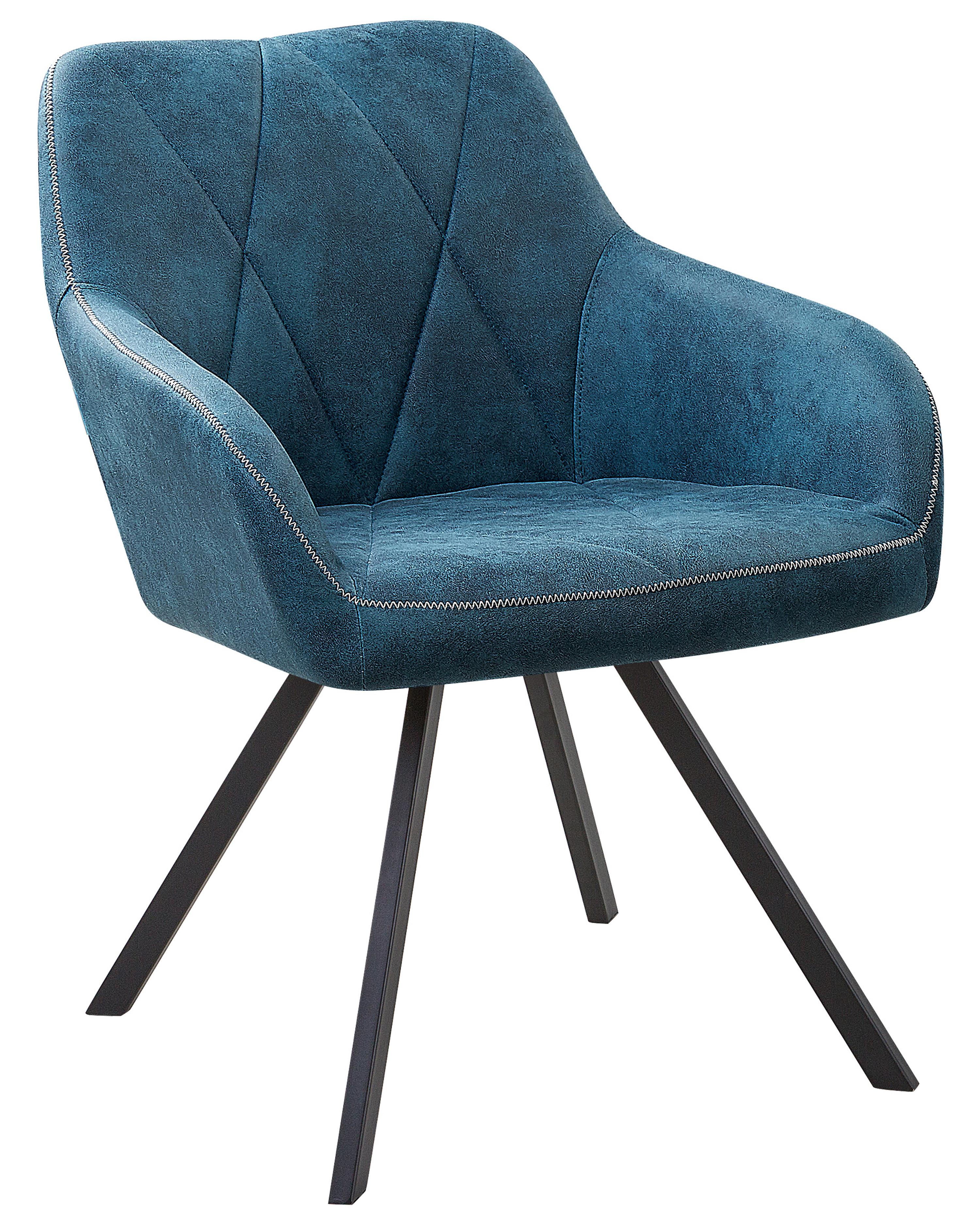Set van 2 eetkamerstoelen MONEE Zeeblauw