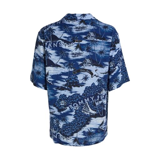 Tommy Jeans Hawaiian Camp Skjorte, Hawaiian, L