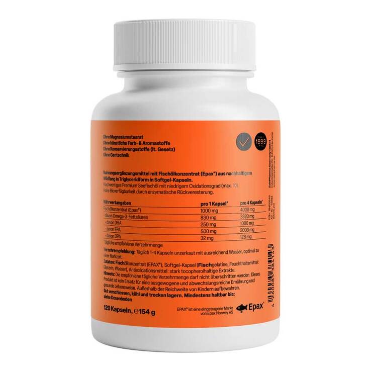 Omega-3 Ultra EPA Zeinpharma Kapseln, 120 St