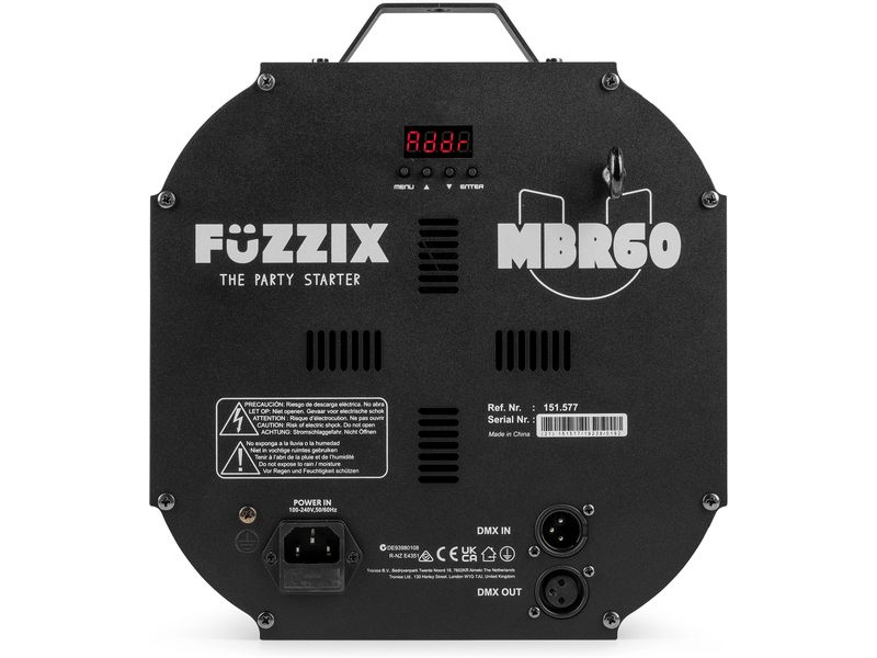 Fuzzix MBR60 Rotierender Mirror Beam Reflector