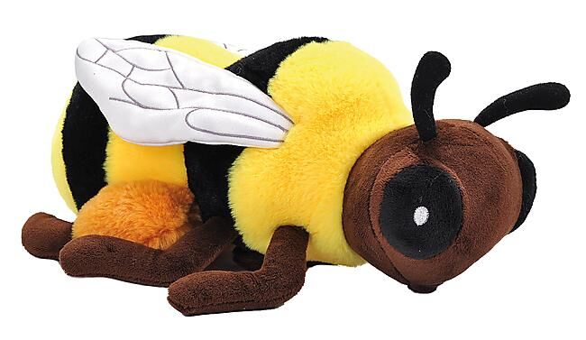 WILDREPUBLIC - PELUCHE ECOKINS ABEILLE 30 CM