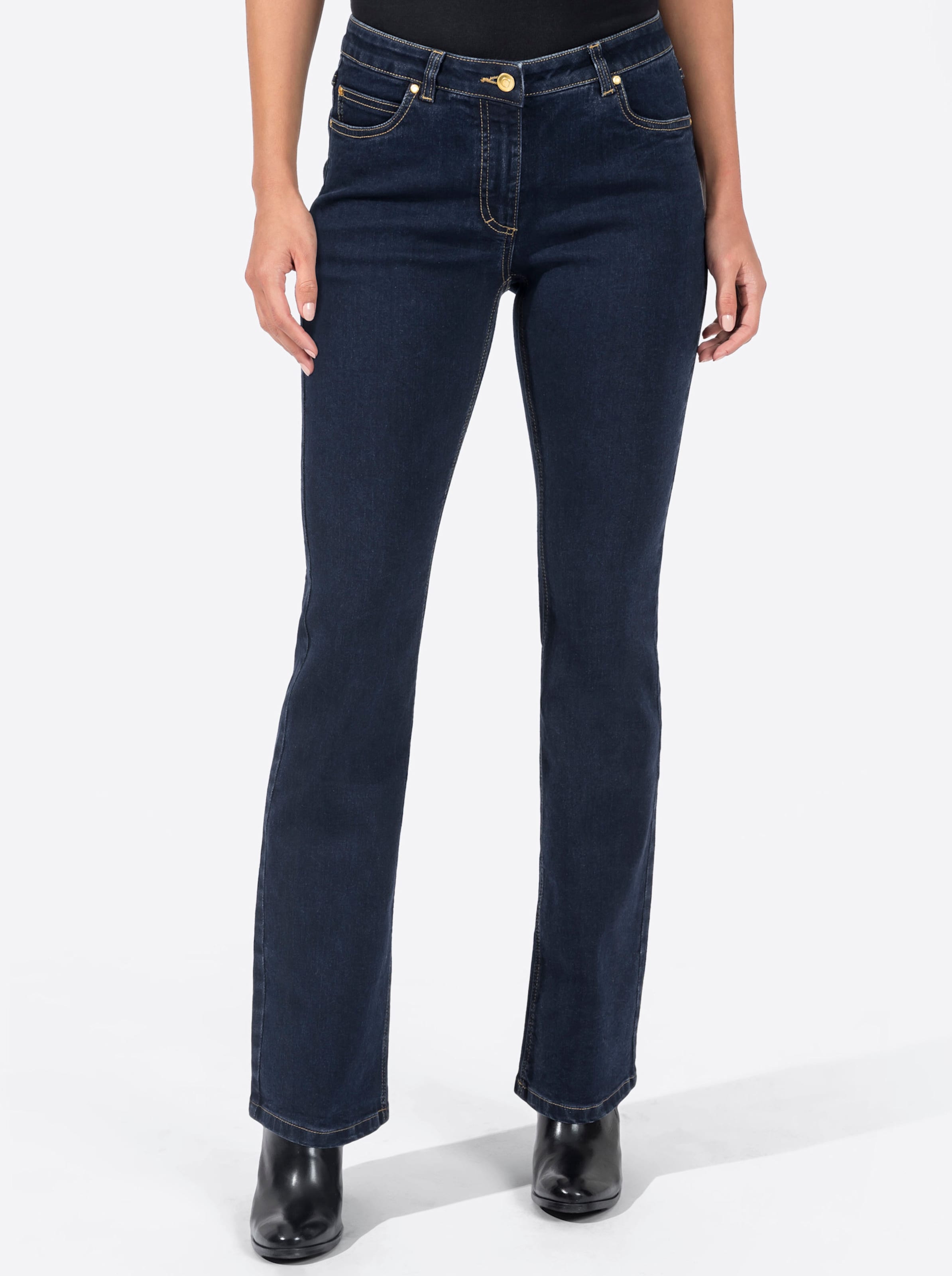 Bootcut-Jeans in dark blue
