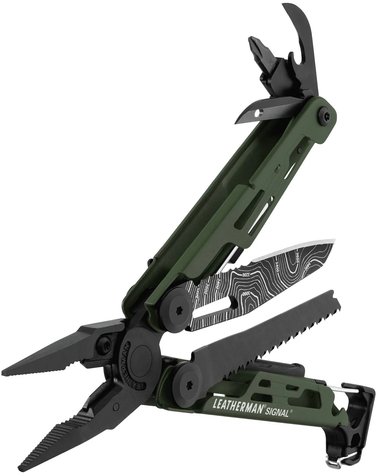 Leatherman Multiverktøy SignalTopo ES Green Topo
