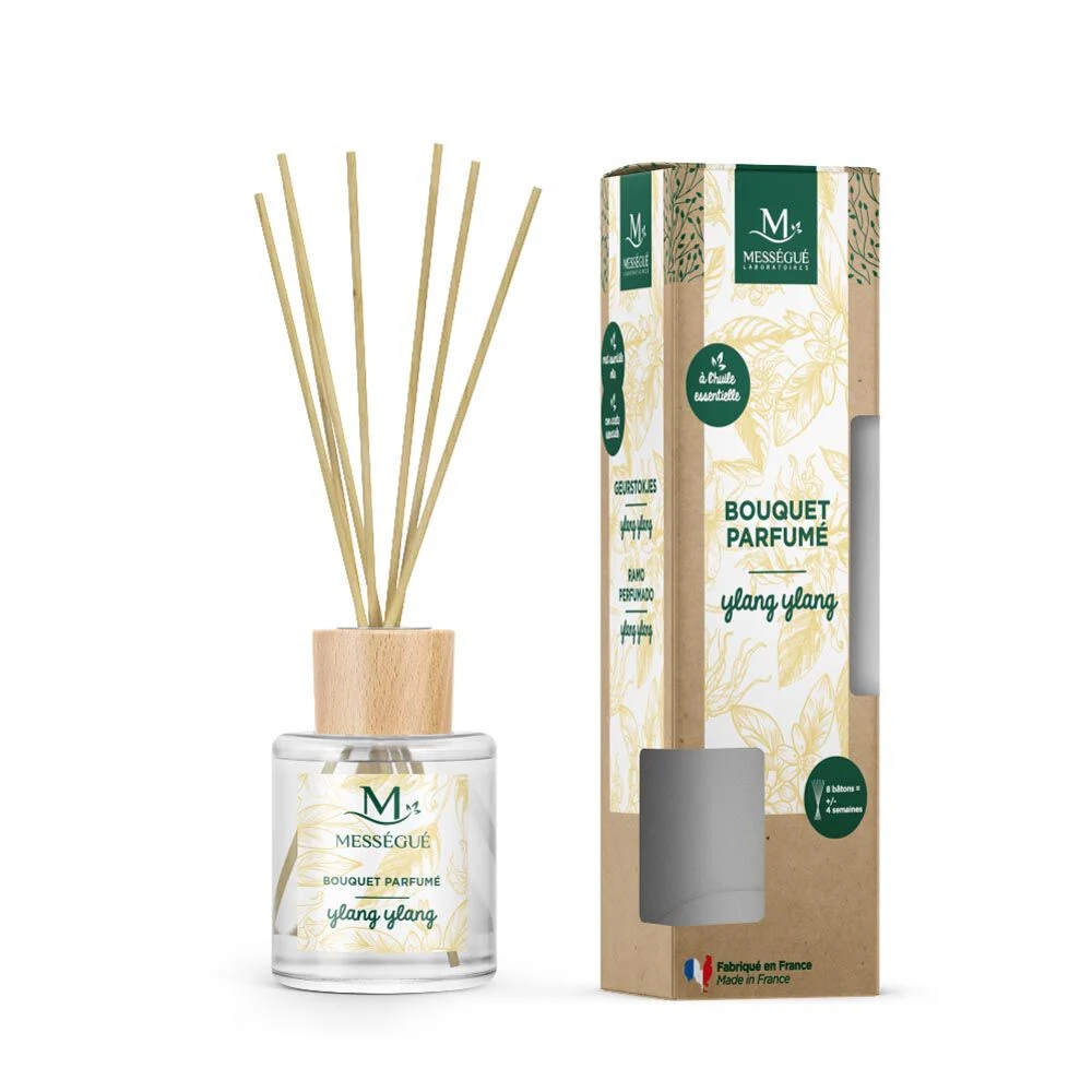 Bouquet parfumé Ylang 8 bâtonnets