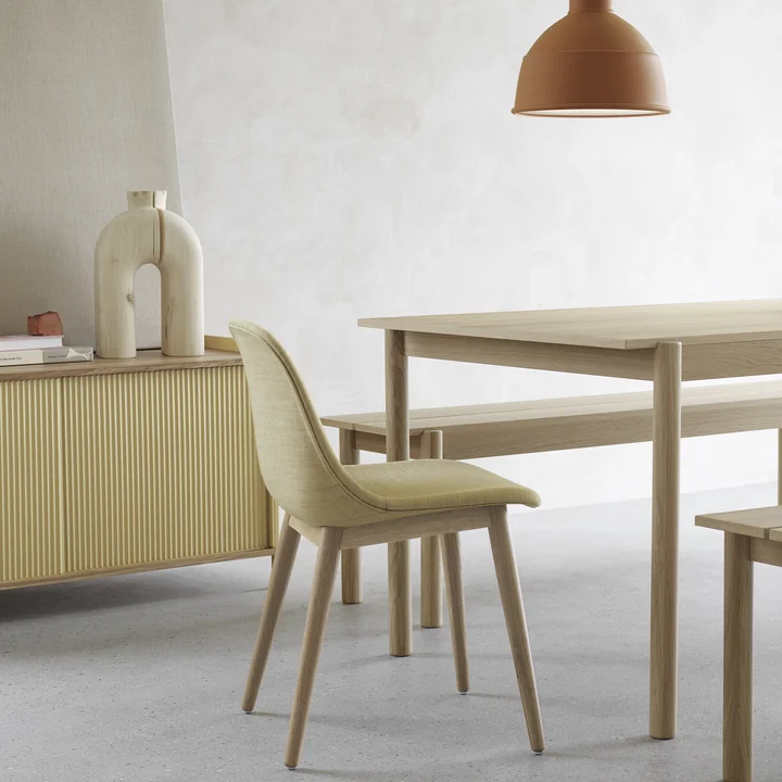 Muuto - Unfold Pendelleuchte, dunkelbraun