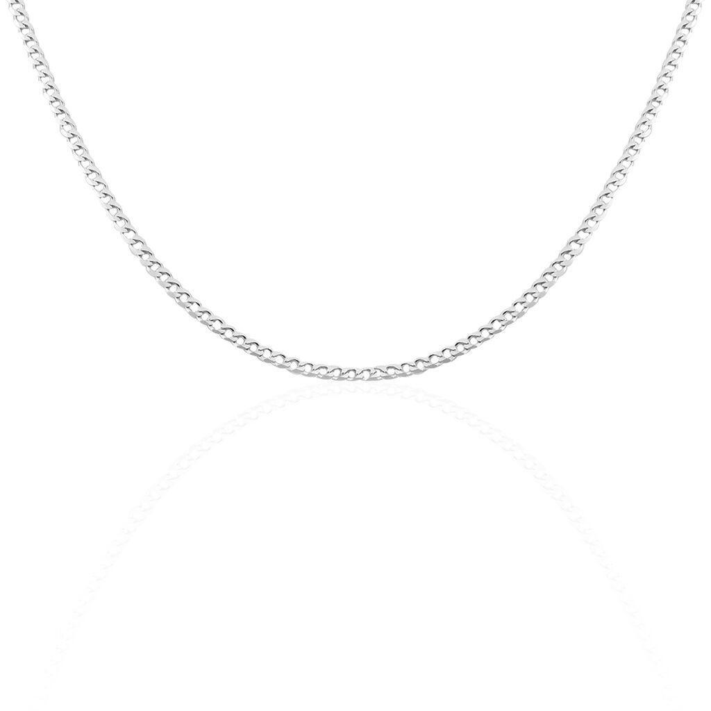 Chaîne Casper Maille Gourmette Argent Blanc