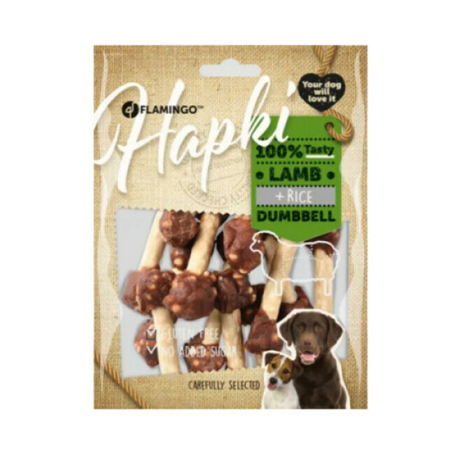 Sachet de friandises Hapki haltères pour chien