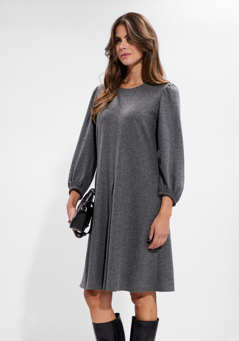 grijze luisa cerano mini jurk 728612/3309