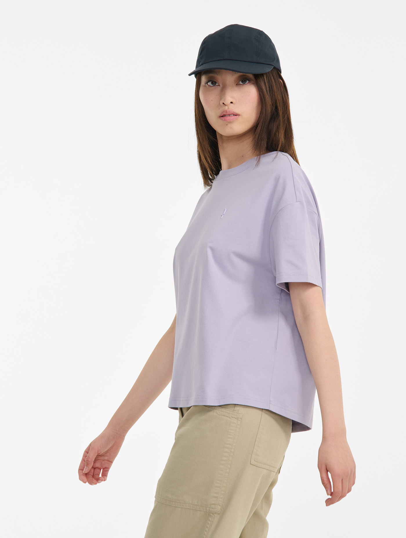 T-shirt technique DRY FAST TEXTILE® et anti-bactérien DARK LILAS