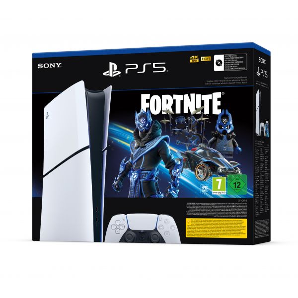 Sony PlayStation 5 Slim Digital Edition 1TB SSD   Fortnite Cobalt Star