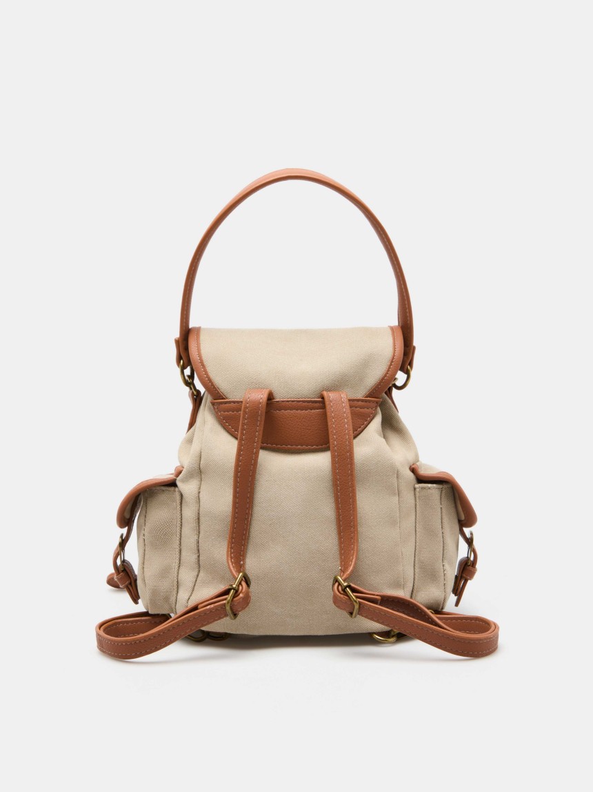 Mochila em canvas