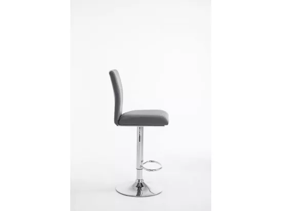 Tabouret de bar - Similicuir - Gris - Köln