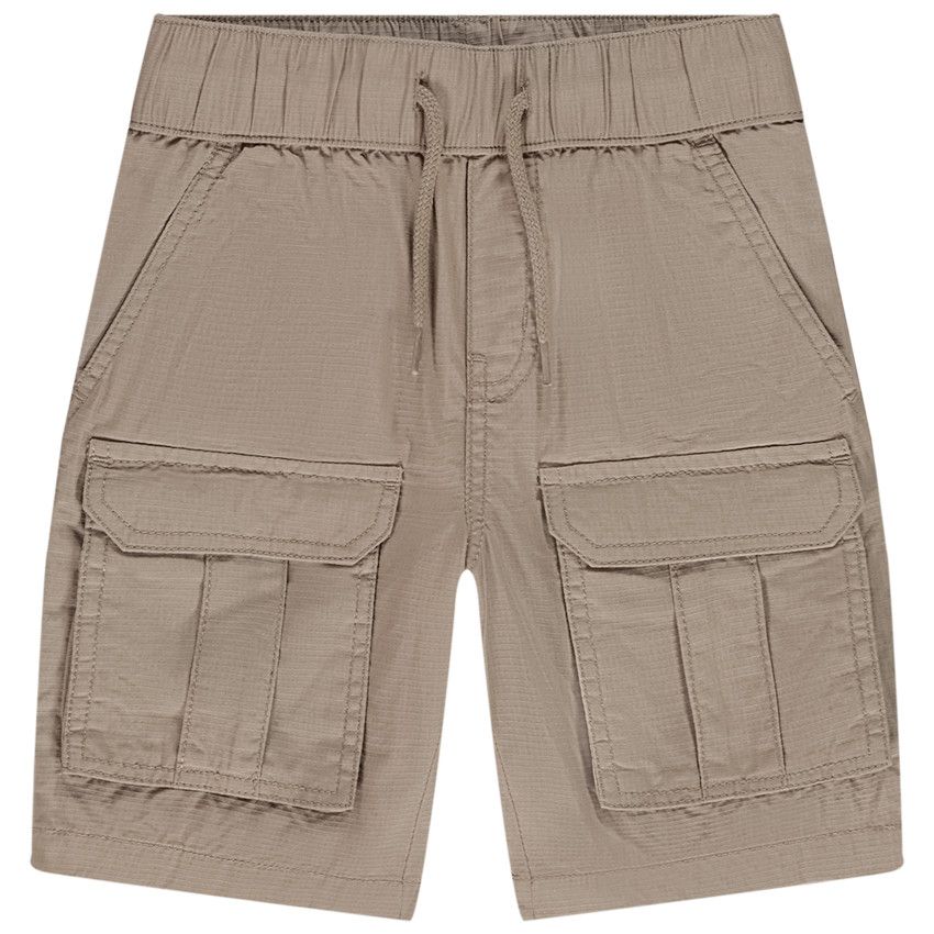 Bermuda en ripstop à poches pour garçon - Beige