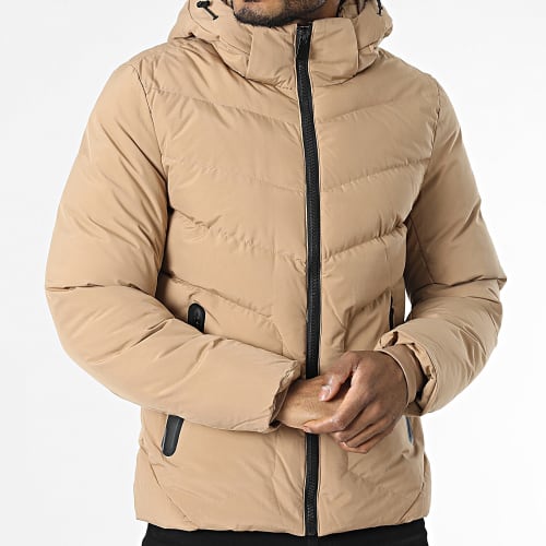 Doudoune Capuche Beige