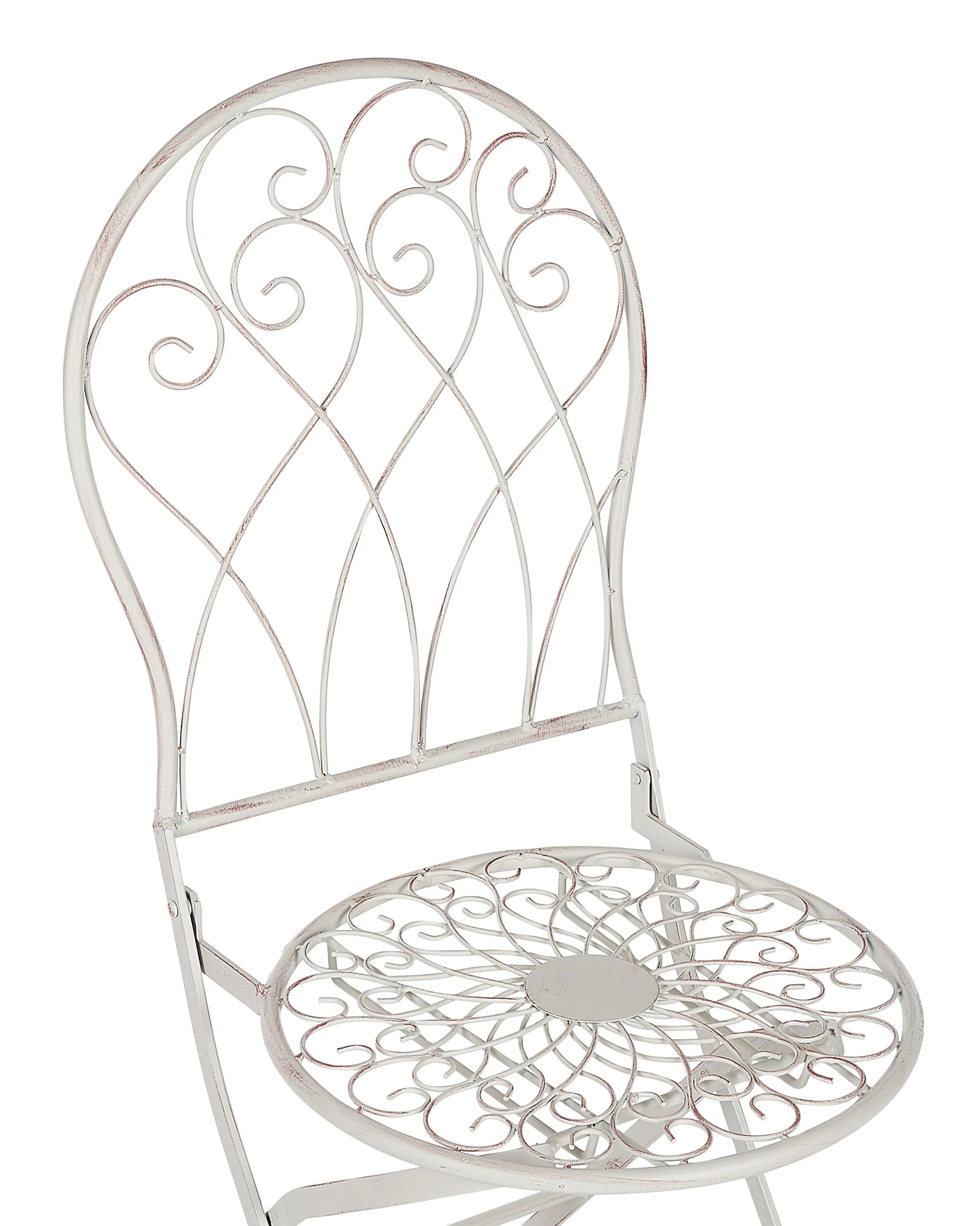 Set van 2 tuinstoelen STIFFE Metaal Wit