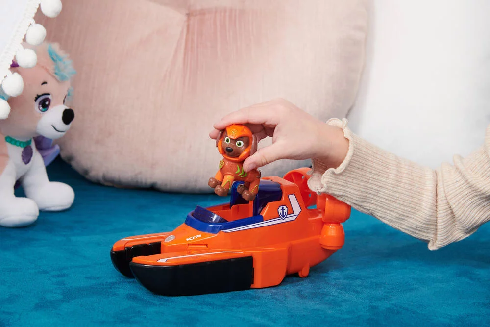 PAT'PATROUILLE -VEHICULE ET FIGURINE ZUMA AQUA PUPS