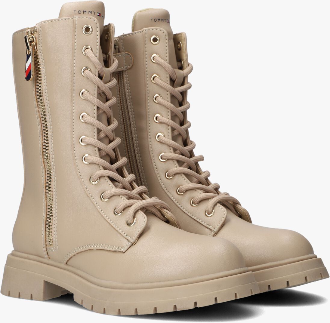 TOMMY HILFIGER beige tommy hilfiger veterboots 32381