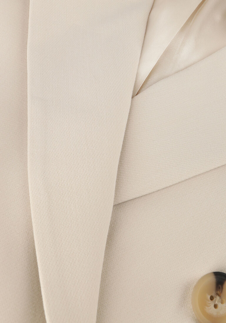 SECOND FEMALE beige second female blazer evie fitted blazer