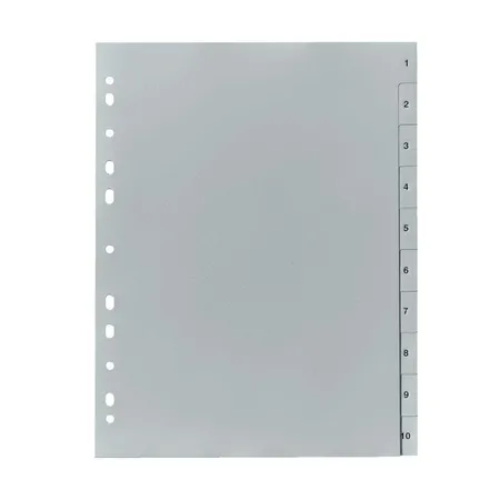 Herlitz Ordner Register 1-10, PP, DIN A4