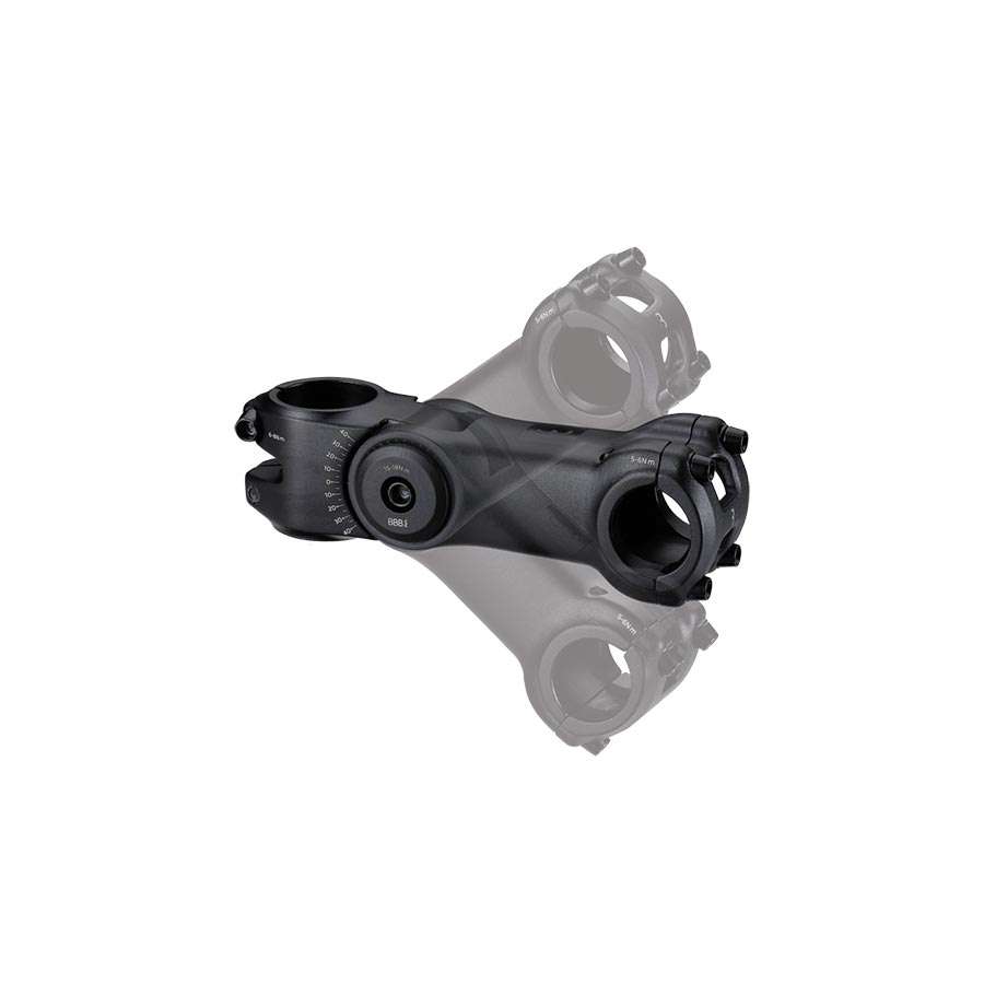 BBB Cycling BHS-28 HighSix Stuurpen Aanpasbaar Zwart 25.4mm