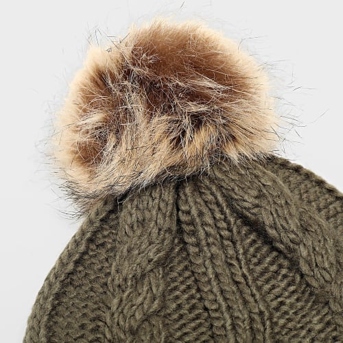 Bonnet Femme Praloup Vert Kaki