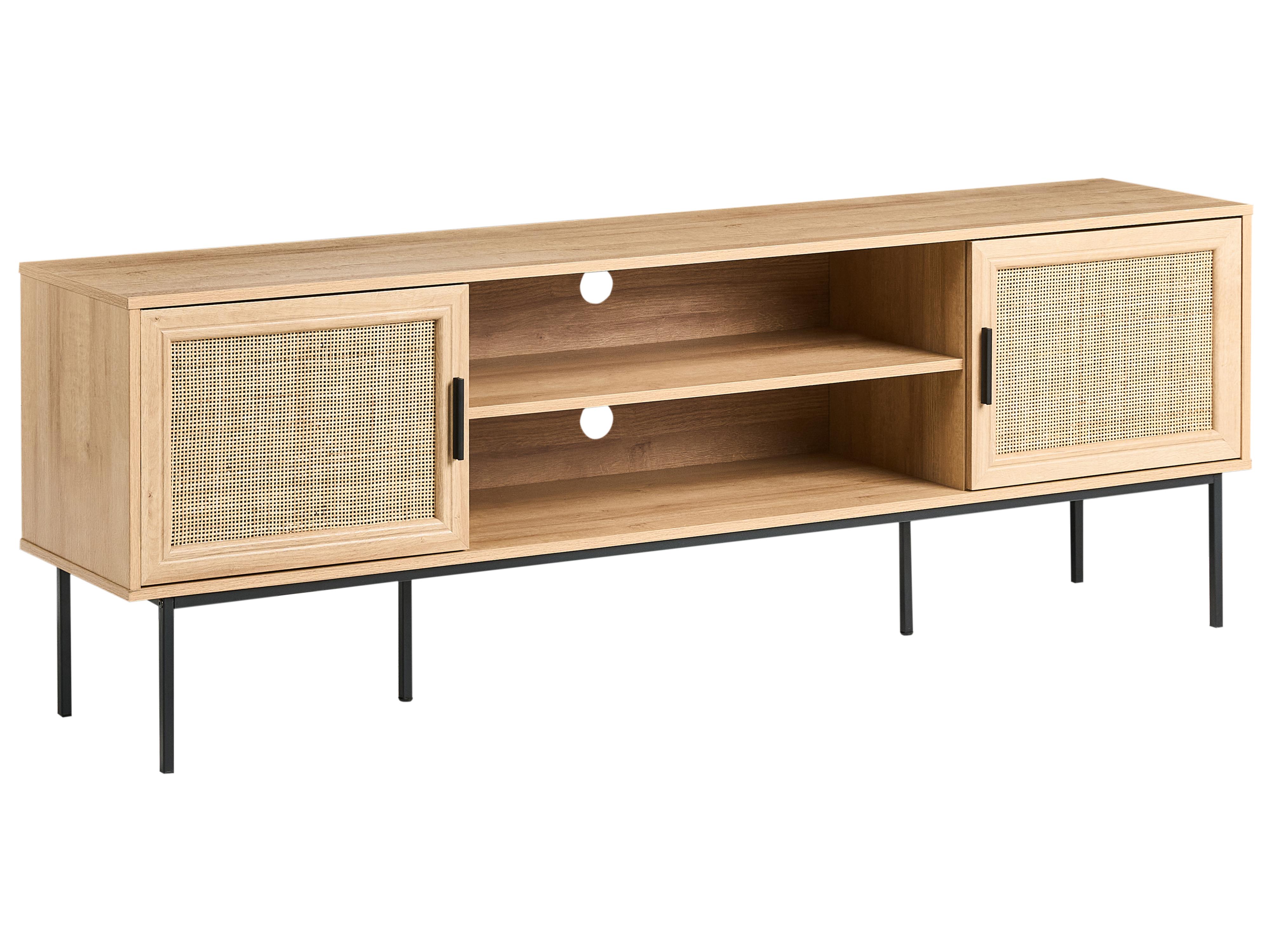 TV-meubel PASCO Rotan Lichtbruin