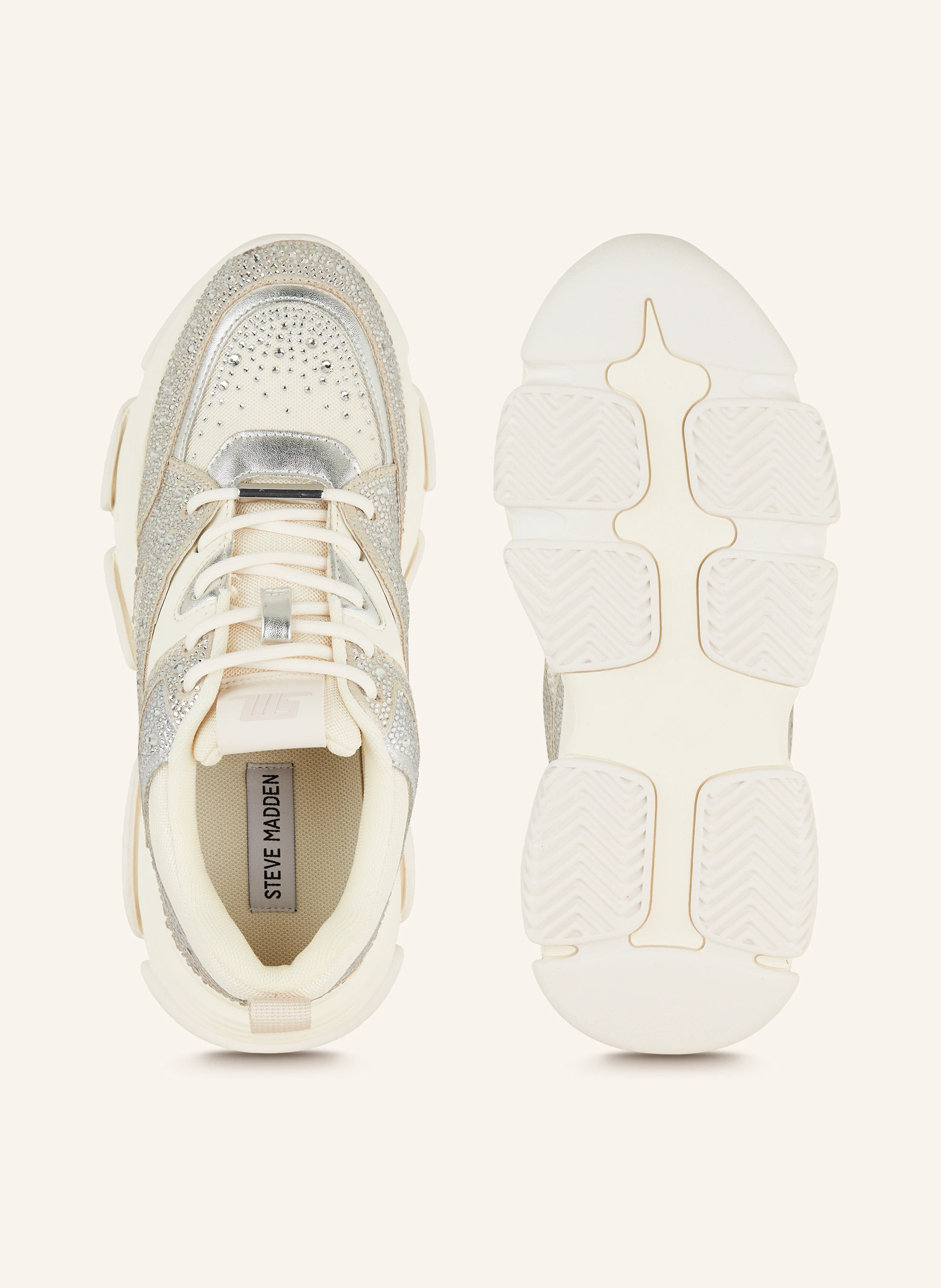 STEVE MADDEN Sneaker PRIVY mit Schmucksteinen