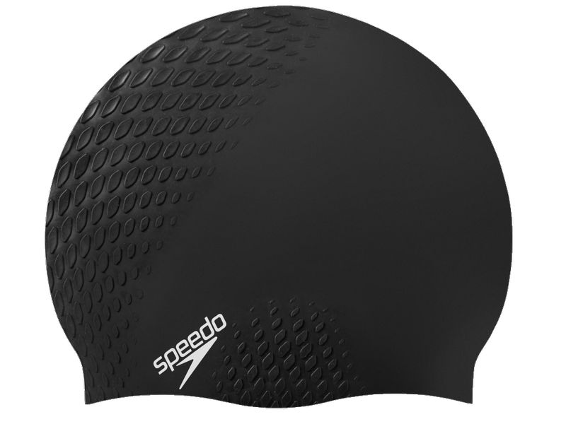Speedo Badekappe Bubble Active   Cap Schwarz Badekappe