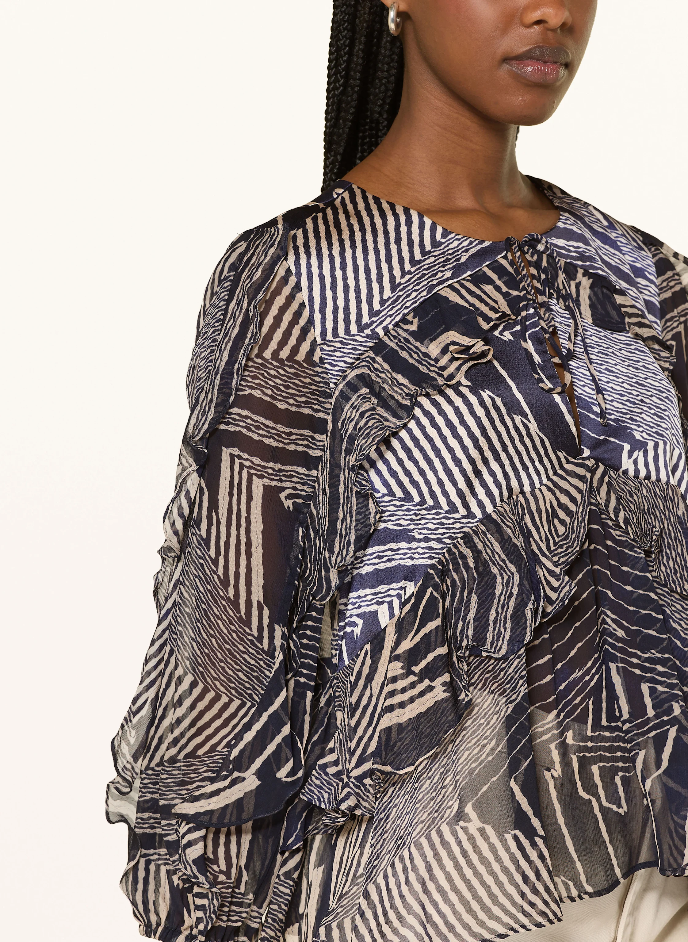 ba&sh Blusenshirt ANGELA mit Volants