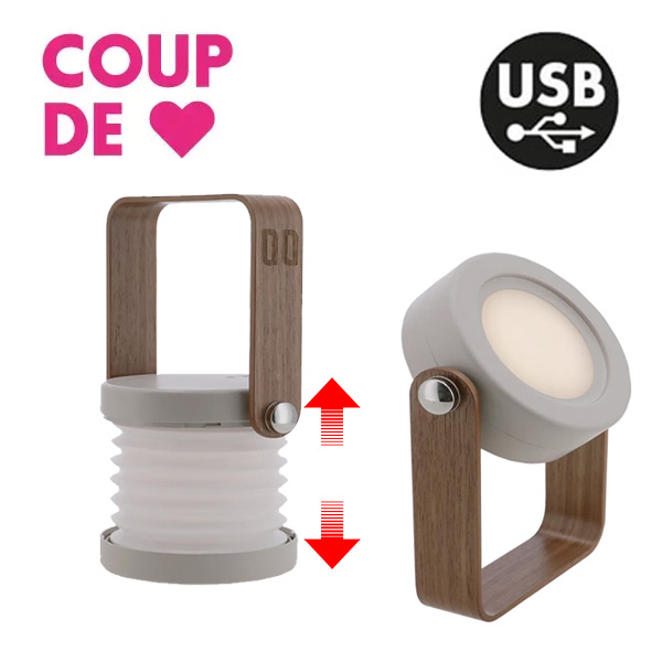 Lampe lanterne rechargeable USB Njord TRAVELLIFE