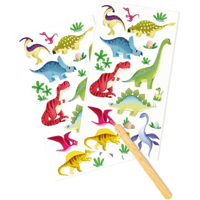 Decalco' Mania, Dinosaures - Multicolore