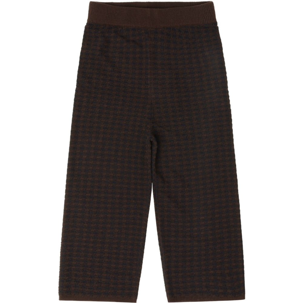 Køb FUB Mocca/Dark Navy Checked Bukser