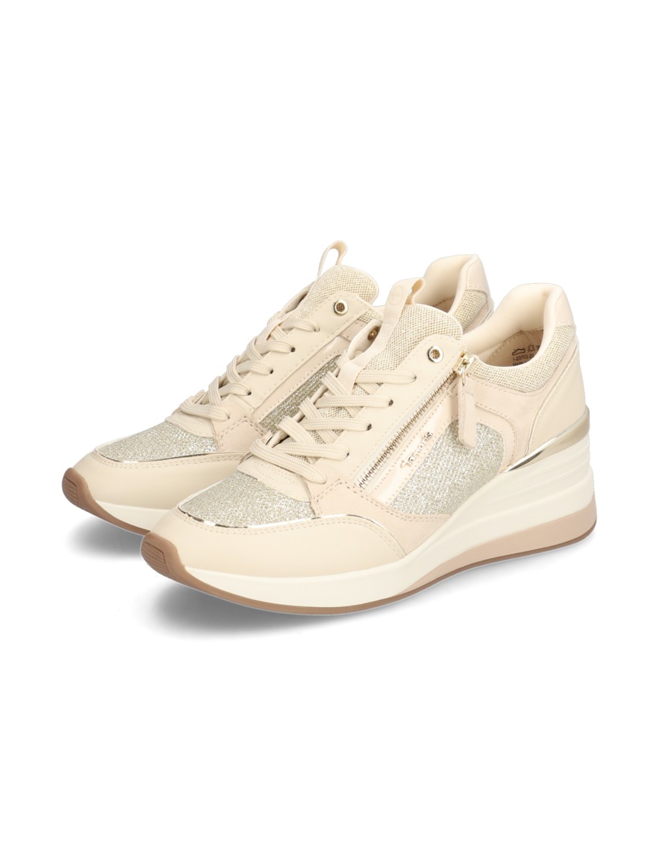 Lederkombination Sneaker