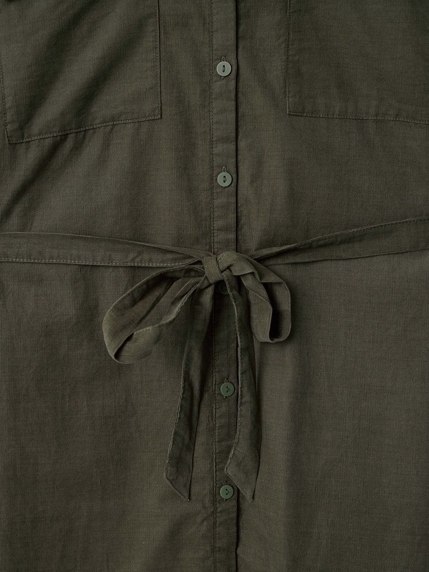 Meghan cordkjole Dusty Olive