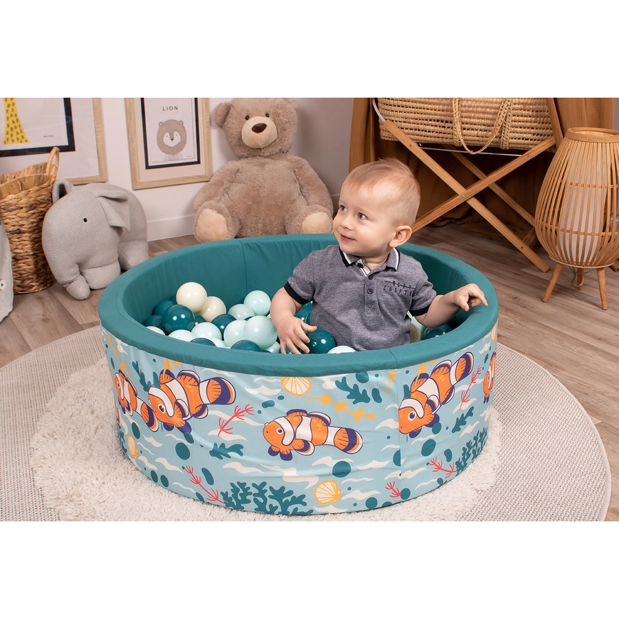 knorr toys® Bällebad soft - Clownfisch - 150 Bälle