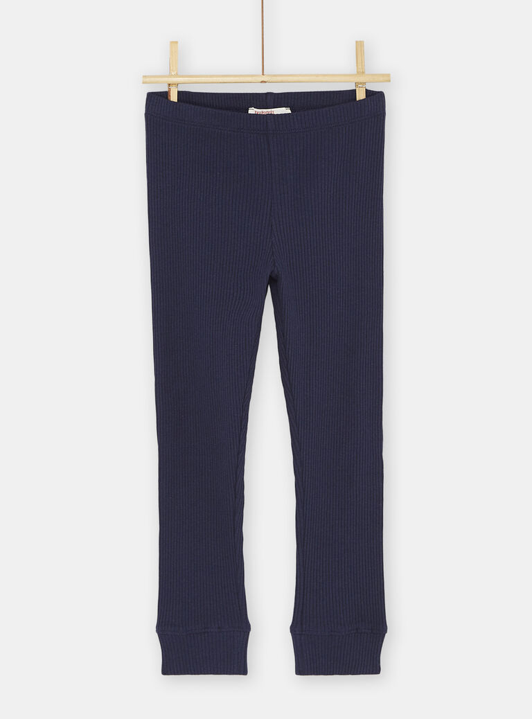 Legging bleu marine fille
