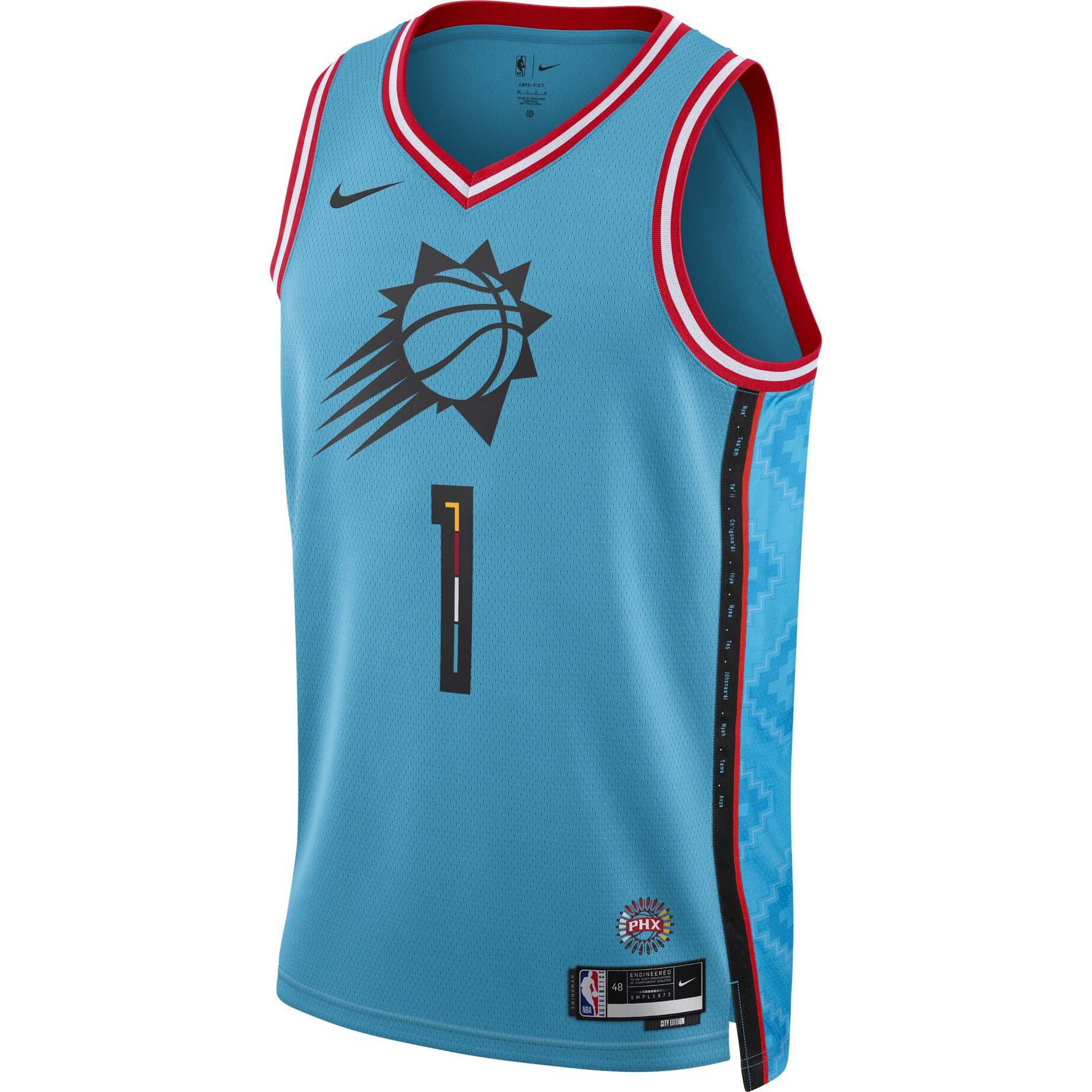 Nike| Herren Basketballtrikot NBA DEVIN BOOKER PHOENIX SUNS CITY EDITION