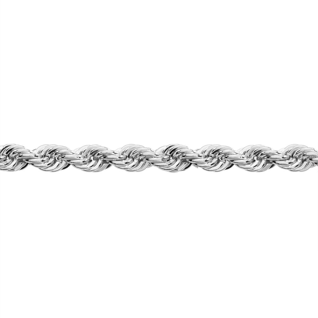 Collier Jerry Maille Corde Or Blanc