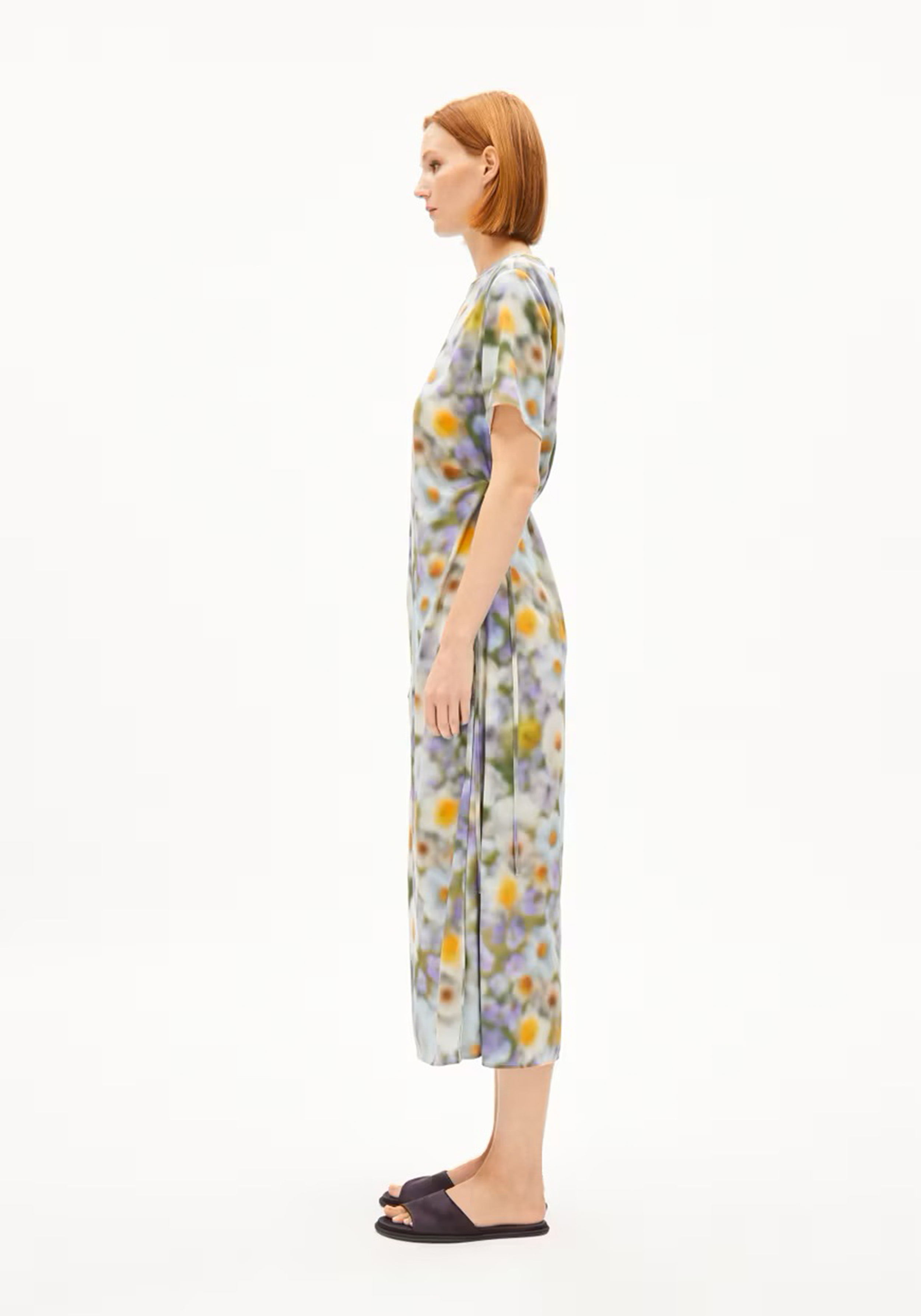 Armedangels Jerseykleid Sedisaa Green Garden Seagreen