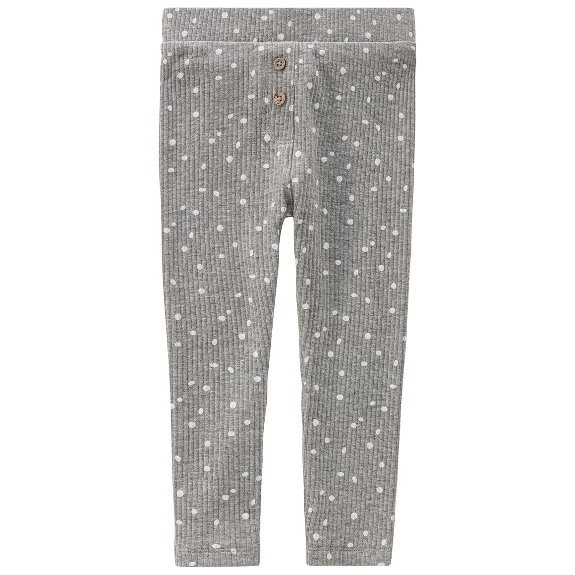 Topomini Baby Leggings mit Zierknöpfen hellgrau